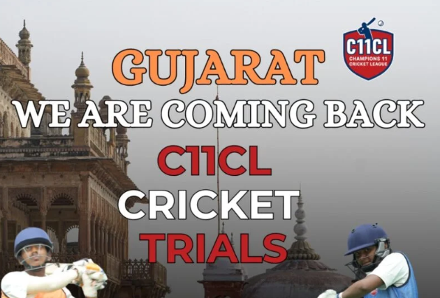 C11CL Gujarat Cricket Trials 2025 – Turning Dreams into Reality